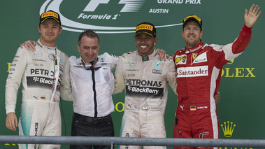 F1 GP Etats-Unis 2015 podium 