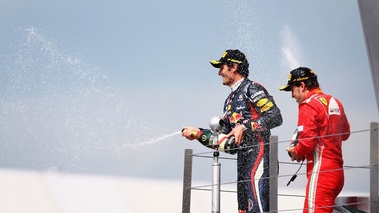  F1 GP Grande-Bretagne podium Alonso Webber