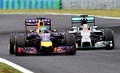 F1 GP Hongrie 2014 Red Bull et Mercedes
