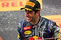 F1 GP Hongrie 2014 Red Bull Ricciardo champagne sourire