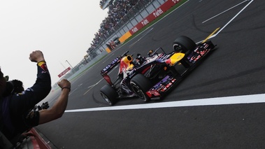F1 GP Inde 2013 Vettel Red Bull victoire