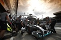 F1 GP Italie 2014 Mercedes stands Hamilton