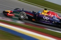 F1 GP Malaisie 2014 Red Bull Vettel profil