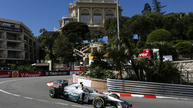 F1 GP Monaco 2013 Mercedes épingle