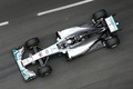 F1 GP Monaco 2014 Mercedes Hamilton vue supérieure