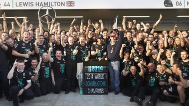 F1 GP Russie 2014 Mercedes champion du monde