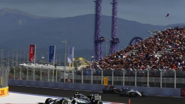 F1 GP Russie 2014 Mercedes Rosberg profil