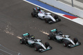 F1 GP Russie 2015 Mercedes et Williams