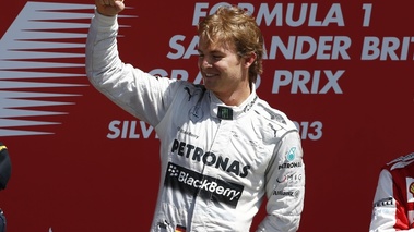 F1 GP Silverstone 2013 Rosberg podium