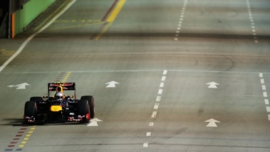 F1 GP Singapour 2012 Red Bull Webber piste urbaine