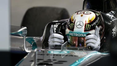 F1 GP Singapour 2014 Mercedes Hamilton dans F1