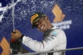 F1 GP Singapour 2014 Mercedes Hamilton victoire champagne
