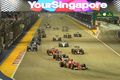 F1 GP Singapour 2015 départ 