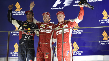 F1 GP Singapour 2015 podium 