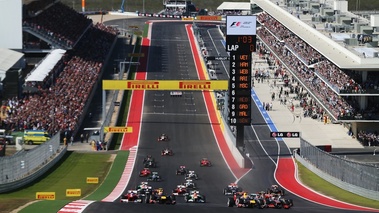 F1 GP USA 2012 départ