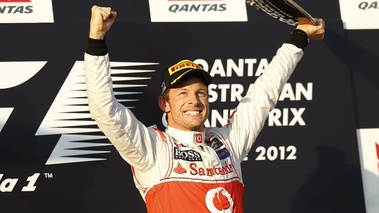 GP Australie 2012 Button podium