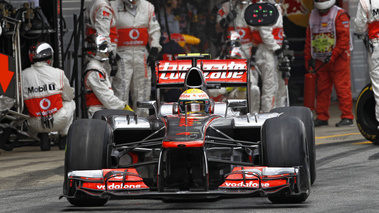 GP Espagne 2012 McLaren sortie des stands