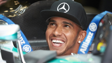 GP F1 Belgique 2015 Mercedes Hamilton portrait