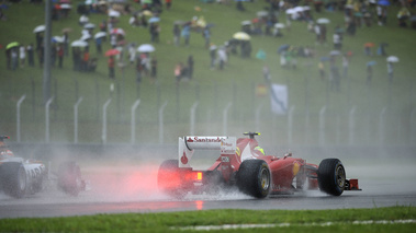 GP Malaisie 2012 Ferrari 3/4 arrière