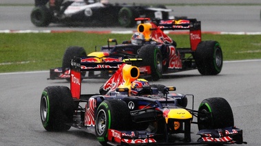 GP Malaisie 2012 Red Bull Webber et Vettel