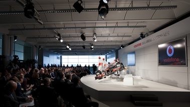 Lancement McLaren 2012 MP4-27 vue d'ensemble