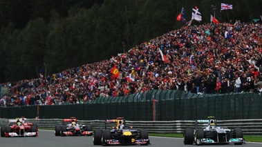 Spa 2011 Red Bull Mercedes McLaren Ferrari