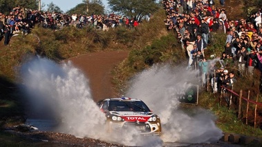 WRC Argentine 2013 Citroën Loeb gué