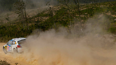 WRC Australie 2013 Volkswagen vue 3/4 arrière