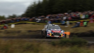 WRC Grande-Bretagne 2012 Citroën Loeb 3/4 avant