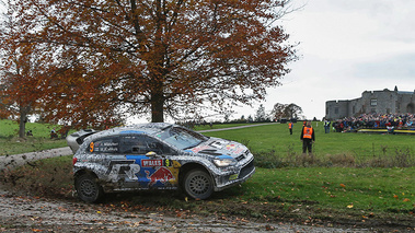 WRC Grande-Bretagne 2013 Volkswagen profil terre