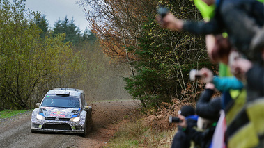 WRC Grande-Bretagne 2013 Volkswagen vue avant