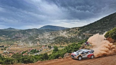 WRC Grèce 2013 Citroën paysage