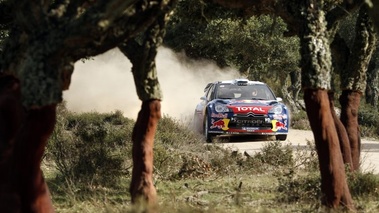 WRC Italie 2012 Citroën Hirvonen arbres