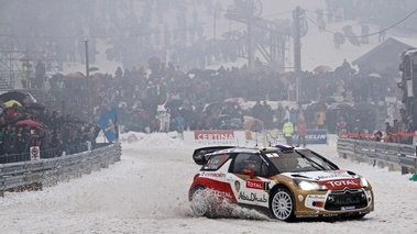 WRC Monte Carlo 2013 Citroën DS3 Loeb neige