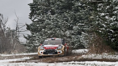 WRC Monte Carlo 2013 Citroën DS3 Loeb vue avant