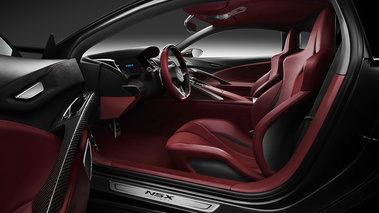 Acura NSX Concept Detroit 2013 - gris - habitacle 2