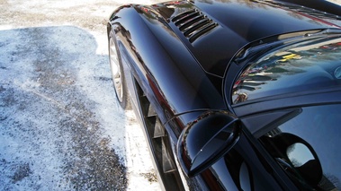 Cars & Coffee Paris - Dodge Viper SRT-10 noir capot