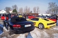 Cars & Coffee Paris - Dodge Viper SRT-10 noir & Ferrari 512 TR jaune