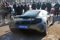 Cars & Coffee Paris - McLaren MP4-12C anthracite 3/4 arrière droit