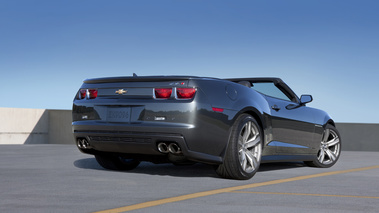 Chevy Camaro ZL1 Cabrio - gris - 3/4 arrière droit