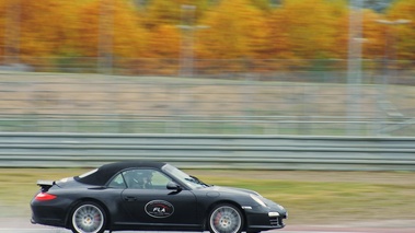 Journée FLA au Bugatti - Porsche 997 Carrera 4S Cabriolet MkII noir filé