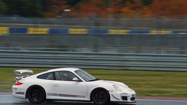 Journée FLA au Bugatti - Porsche 997 GT3 RS 4.0 blanc filé