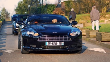 Les Etoiles de Normandie - Aston Martin DB9 Volante noir face avant