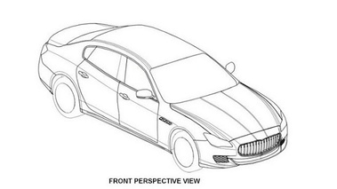 Maserati Quattroporte 2013 - croquis 2