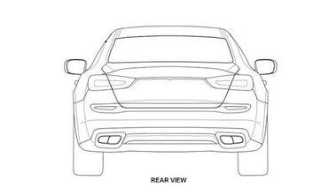 Maserati Quattroporte 2013 - croquis 3