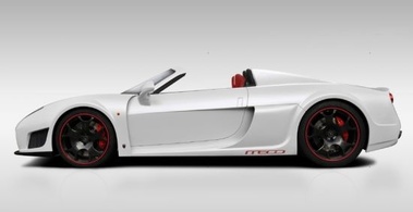 Noble M600 Roadster - blanc - profil gauche