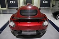 Présentation Aston Martin V12 Zagato - Aston Martin V12 Zagato rouge face arrière