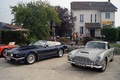 Rallye d'Automne 2012 - Aston Martin DB5 gris & V8 Volante Vantage bleu