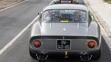 Rallye d'Automne 2012 - Ferrari 275 GTB SWB anthracite face arrière vue de haut