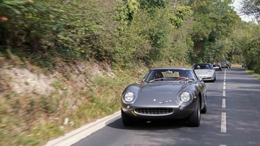 Rallye d'Automne 2012 - Ferrari 275 GTB SWB anthracite face avant travelling